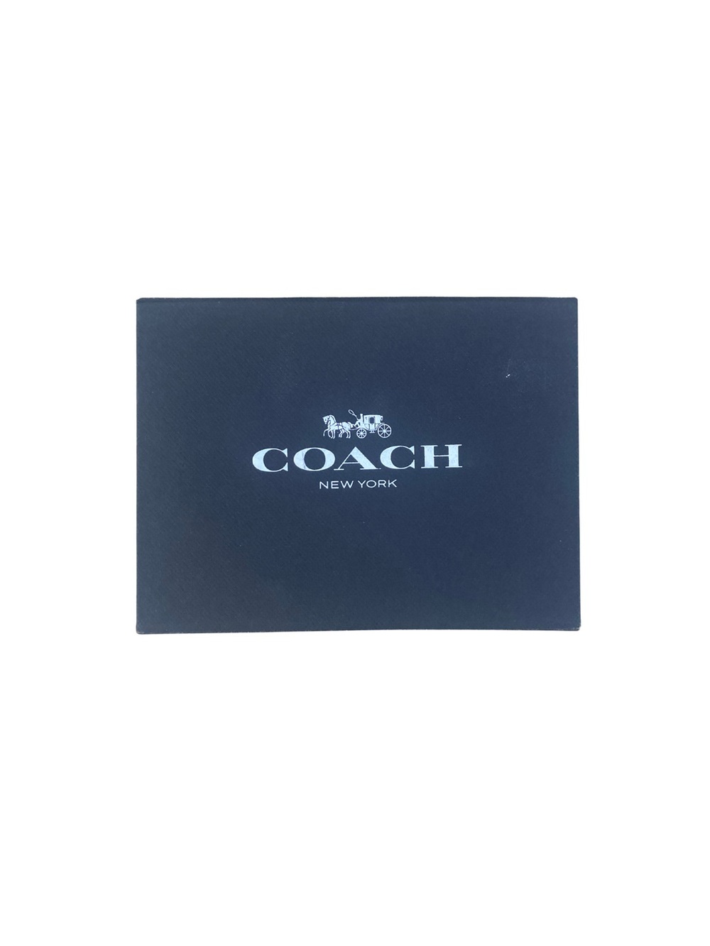 Authentic Coach Gift Box with Ribbon & Wallet Envelope - Empty Package Only